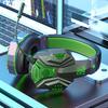Cooles Aussehen Stereo-Gaming-Headset Noise Cancelling Over-Ear-Kopfhörer mit Mikrofon LED-Licht Surround Bluetooth-kompatibel 5.1 Kopfhörer