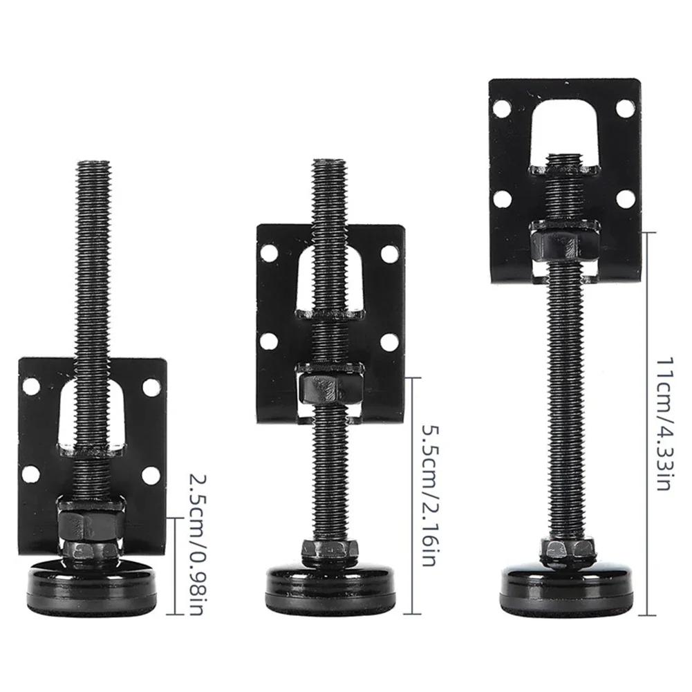4pcs Furniture Adjustable Levelling Feet Furniture Legs Height Adjusters Furniture Levelling Feet Cabinet Table Support Hardware