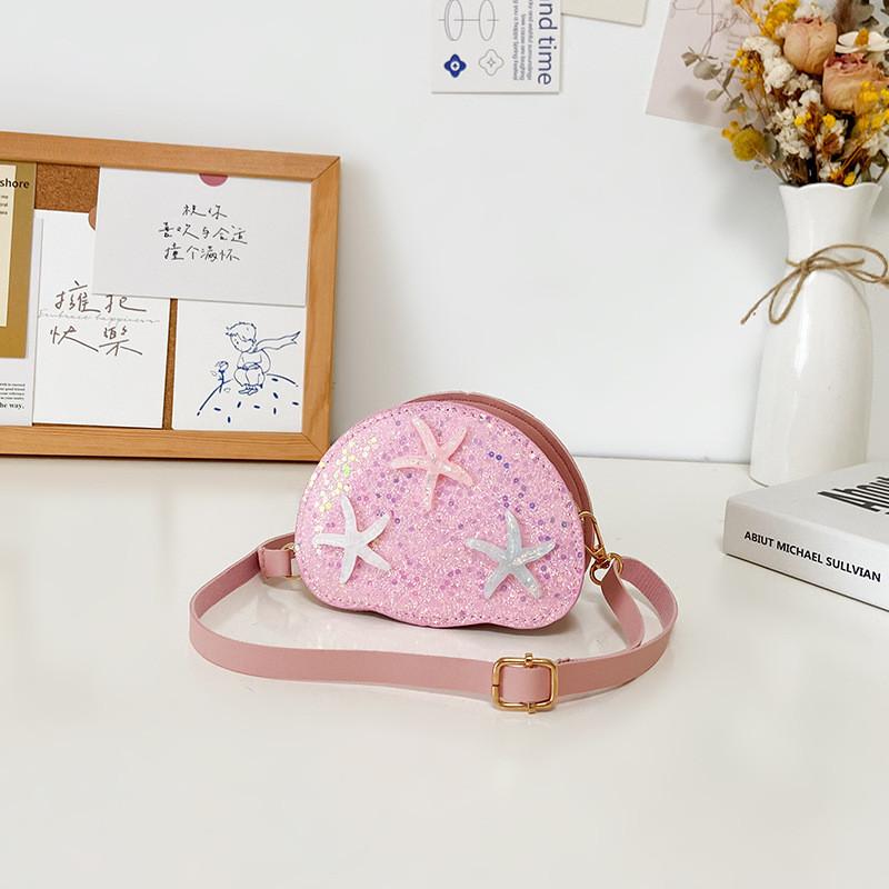 Adorable Mini Crossbody Bag For Kids Featuring Stylish Sequins And Charming Star Design