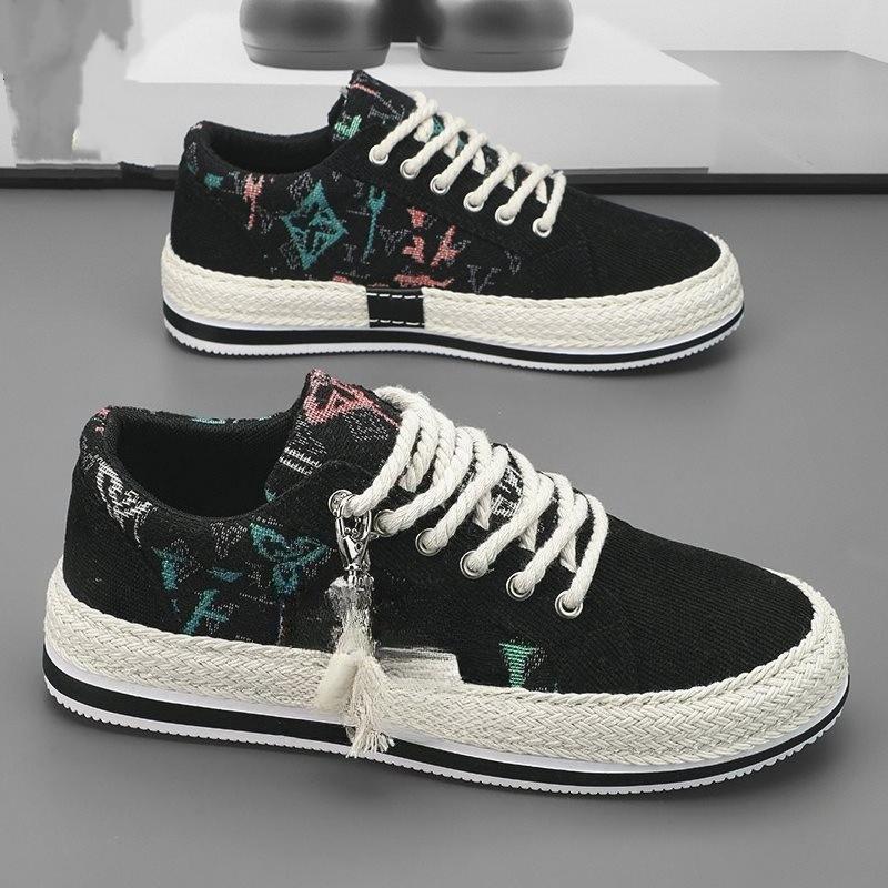 Breathable Mens Casual Shoes Outdoor Mens Canvas Shoes Trendy Male Vulcanized Shoes 2025 New Comfortable Zapatillas De Hombre