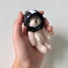 Cute Helmeted Bear Helmeted Bear Keychain Y2K Pendant Jewelry Gift