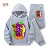 2026 Five Nights Hoodies+Hosen 2er-Set 3-14 Jahre Jungen Mädchen Trainingsanzug Kleidung Hoodie Jungen FNAF Sportlicher Anzug Ideal für den täglichen Gebrauch im Freien