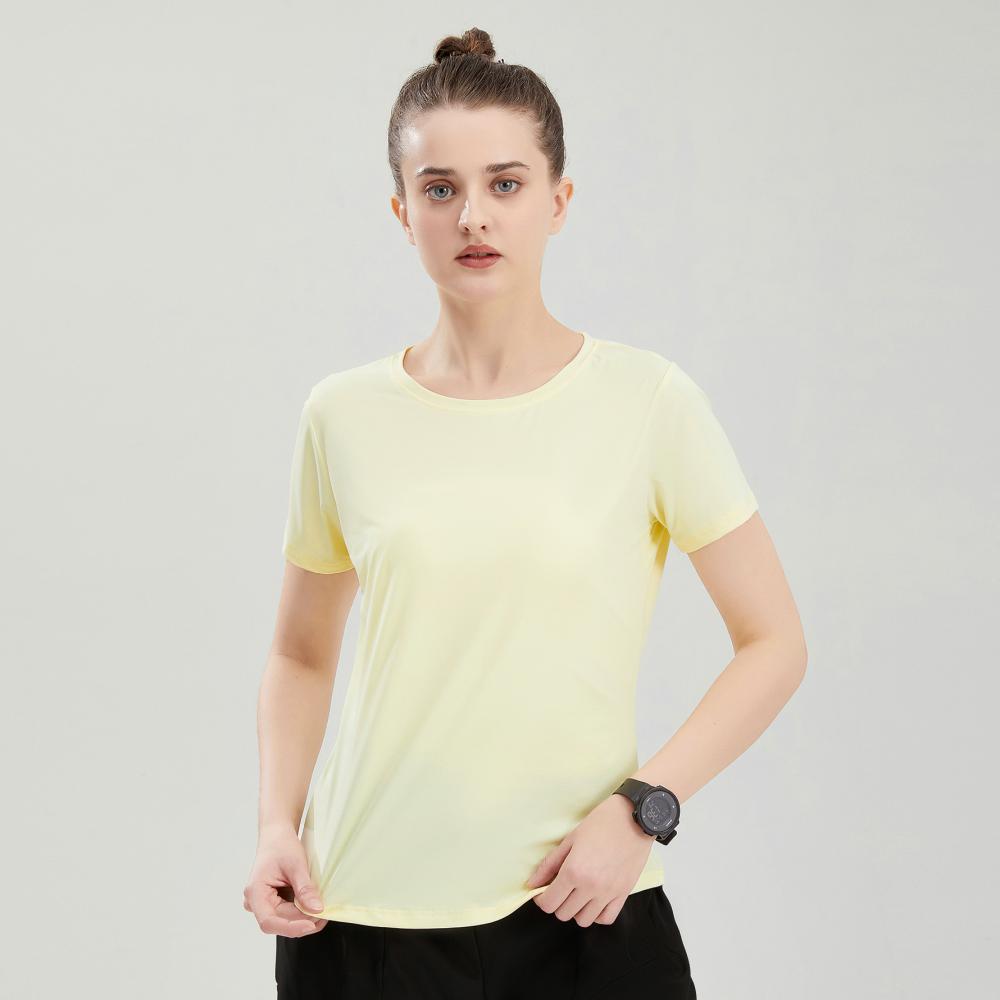 

Women s Ice Silk Quick-Dry Sports T-Shirt – Soft, Comfortable, Customizable, and Perfect for Fitness Small