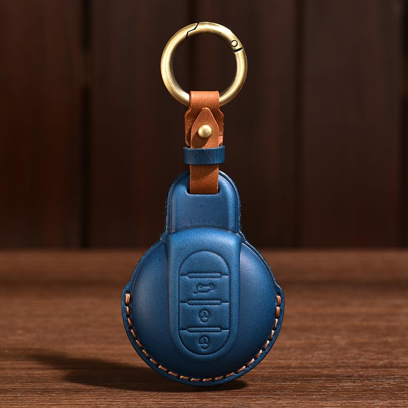 Suitable for BMW MINI Key Cover Minicooper Special High-grade Leather Mini Leather KeysCase Protector