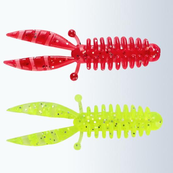 10Pcs Fishing Artificial Lures Soft Baits Realistic Looking Bright Colors Outdoor Fishing Swimbaits Bionic Lures