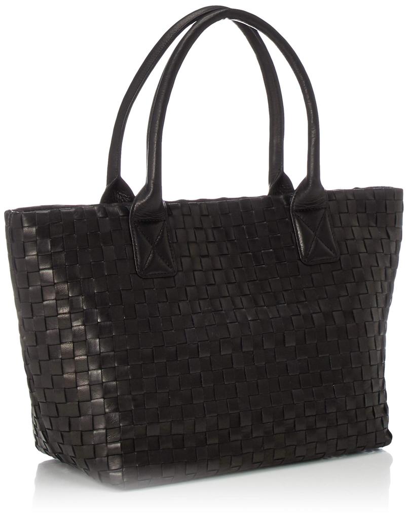 Bianco Pony Mesh Tote Horsehide Made in Japan by Skilled Black Bag, Leather, Lightweight, Craftsmen,
