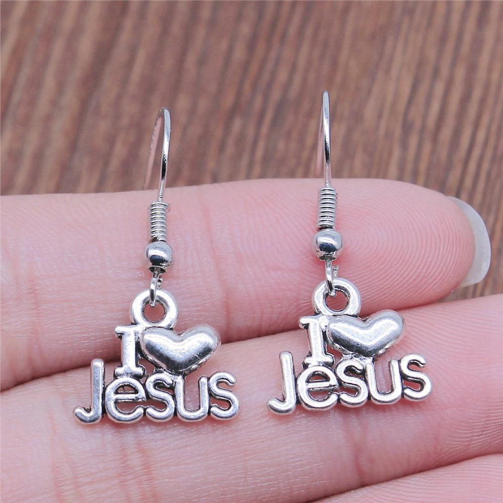 Casual Handmade Cross Amulet Drop Earrings Thoughtful Friendship Gift for Office Wear