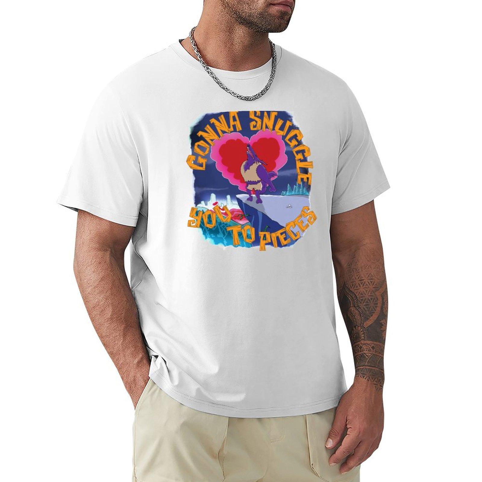 Hug Wolf Shirt TShirt rapper graphic tees sublime Tshirts man sweat men workout shirt S