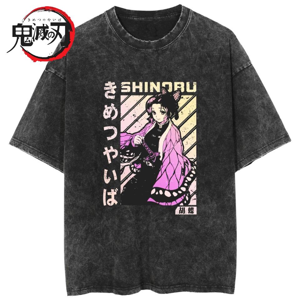 2026 Demon Slayer Anime Devil Killer Kamado Nezuko Laundry T-shirt Summer Unisex Loose Casual Short Sleeved Top Summer T Shirt