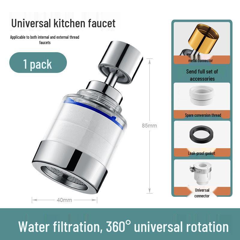 Rubinetto da Cucina Aeratore Antischizzo ed Estensore Filtro