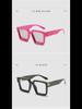 New Cross-Border Large Square Frame Sunglasses for Men & Women - Fashionable Street Style