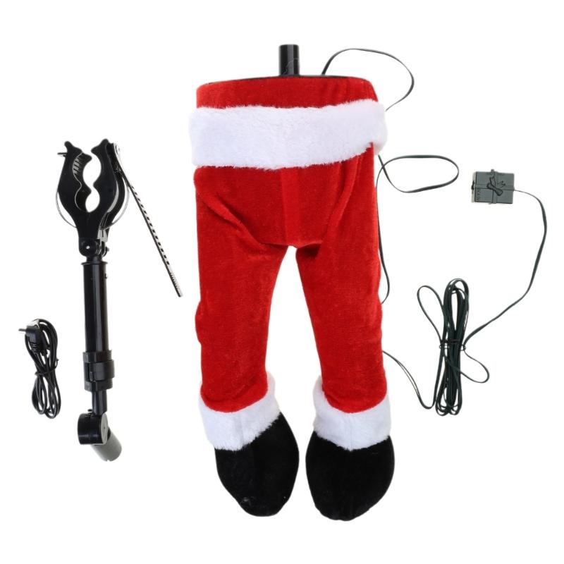 

Swinging Legs Christmas Ornament Holiday Parties with Swinging Legs Decoration Plush Festival Christmas Charm