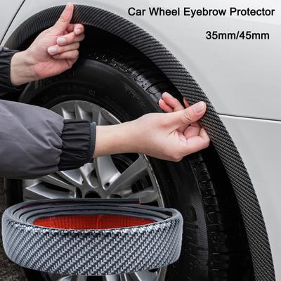 Bande de protection pour sourcil de roue de voiture 35/45 mm Extension d'aile Lèvre Bande anti-collision Garniture d'aile de roue Extensions d'arche Décoratives