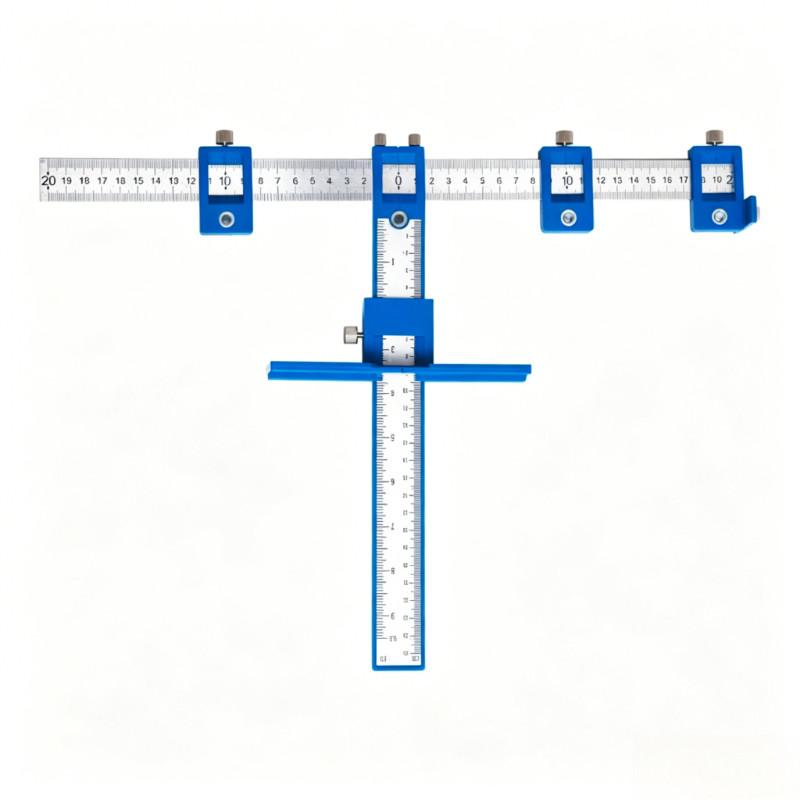 Woodworking Handle Hole Locator Handle Locator Auxiliary Tool Cabinet Door Hole Puncher Hole Opener Positioning Ruler