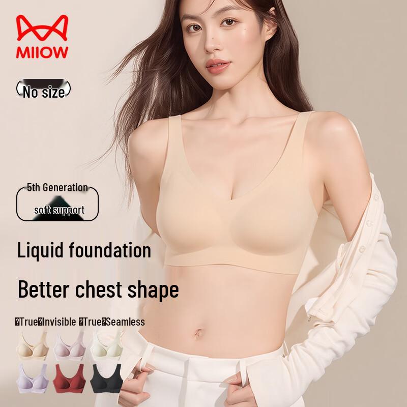 Women s Seamless Wireless Sports Bra 75C