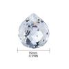 20/40pcs Glass Suncatcher Prisms, with Faceted Pendant Beads for Making Jewelry and Ornaments, Creating A Rainbow Effect When Reflecting Light