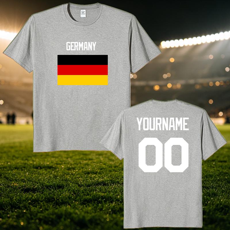 Gerunisexy National Football Custom Name Number T Shirt Unisex Personalized Diy 2026 Football Tour Match Day Fan Streetwear Tee