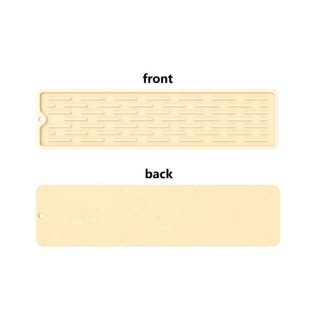 Popular Non-Slip Silicone Kitchen Mat: Narrow-Edge Drain Mat, Countertop Protector, Chopping Board, Bar Mat, and Pot Lid Rest