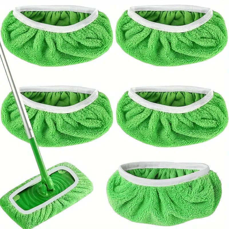 5/10pcs Reusable Microfiber Mop Pads for Sweeper Mop - Dry Sweeping Cloths & Wet Mopping Cloths for Household Cleaning