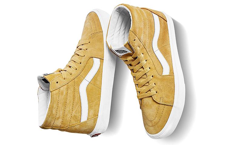 Vans SK8 Hi Brown Yellow Unisex 'Brownyellow White' VN0A4BV618Z