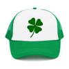 Green Velvet Clover Shamrock Hat Breathable Sun Hat Casual Peaked Cap  St. Patricks Day