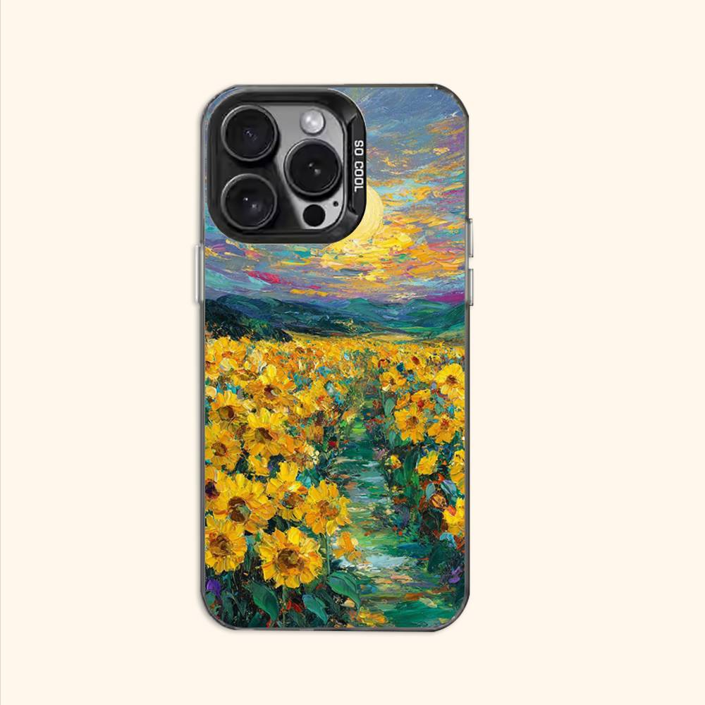 

Brilliant Sunflowers Phone Case For iPhone 17 16e 16 15 14 13 12 Pro Max X XR XS MAX Back Cover iPhone15promax
