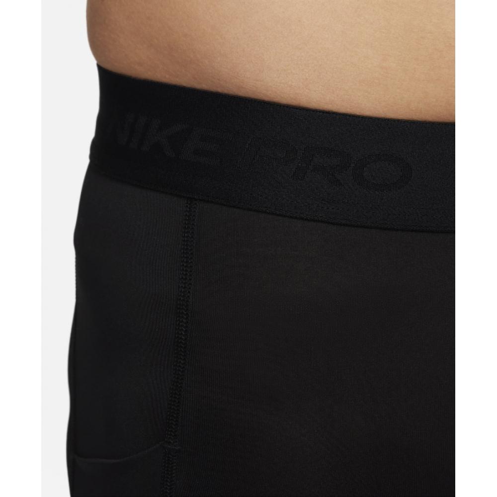 Nike Pantaloncini Fitness Pro Dry Fit M Nero Bianco Fb7959 010