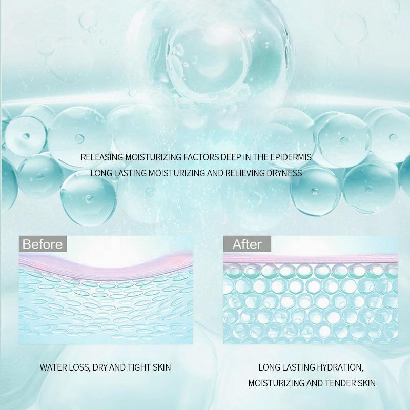 10PCS Oil Control Deep Hydrating Face Mask with Natural Plant Extract Whitening Skin Care Facial Mask Sheet