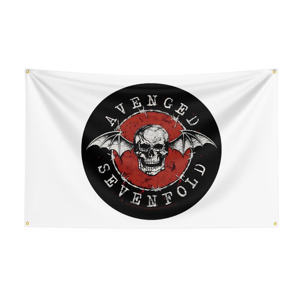 Rock Band Flag Tapestry A-Aven-geds Sevenfolds Aesthetic Background Cloth Wall Art Decor Outdoor Concert Party Banner