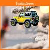 Mirror Vehicle Acrylic Ornament With Offroad Theme Car Interior Decoration Gift