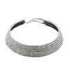 Fashion Elegant Rhinestone Women Collar Choker Necklace for Wedding Birthday Jewelry