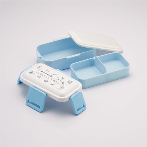 Skater Lunch Box 2 Tiers 600ml for Women Antibacterial Fluffy Dome Lid Made In Japan Sanrio Cinnamoroll Watercolor Cosmetics PFLW4AG