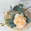 Simulation Single Branch Large Peony Flower Core-Wrapped Peony Peony Flower Wedding Decoration Road Lead Flower Arrangement Decoration Silk Flower
