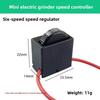 6 Speed Regulation Controller Switch AC220V 12A 250V Power Tool Controller Angle Grinder Switch for Electric Grinder DR2-6/1FE