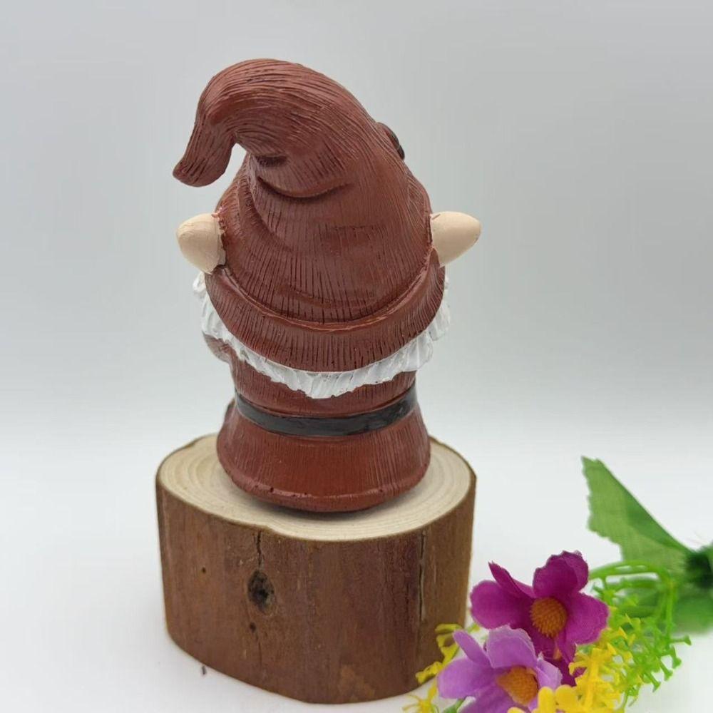 Cute Dwarf Statue Resin Desktop Ornament Micro Landscape Coffee Gnome Figurine  Shop