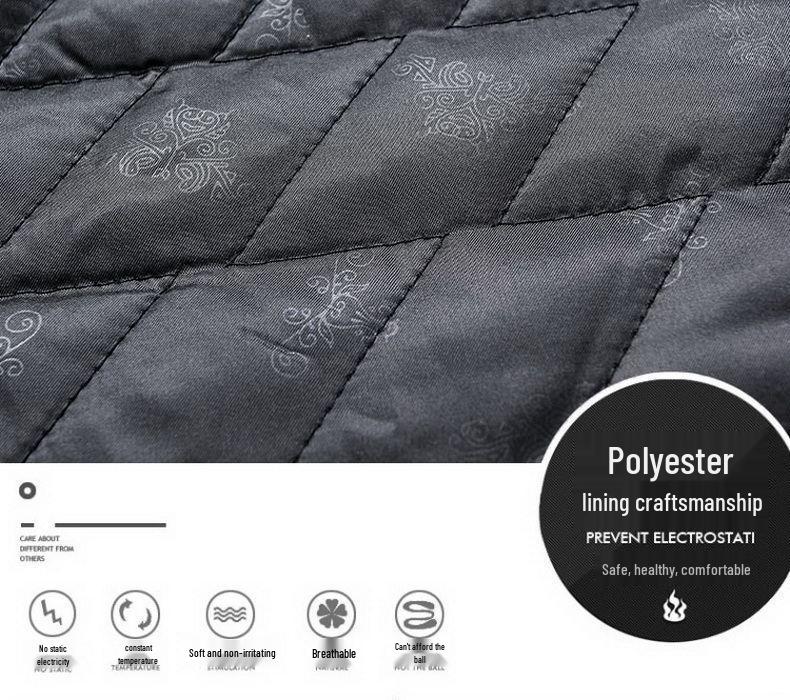 Men's Mid-Length Cashmere Woolen Coat - Winter Business Slim-Fit Windbreaker.