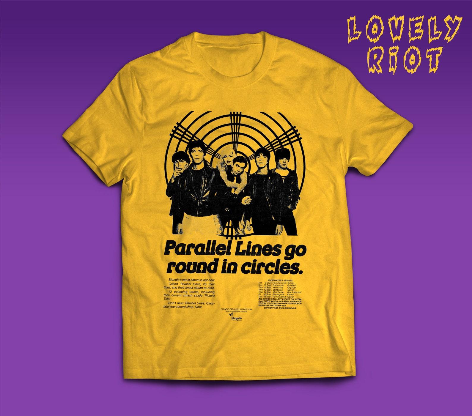 70s/80s NYC Punk & New Wave-Inspired T-Shirt – Retro Music Style, Vintage inspired on Blondie 2XL