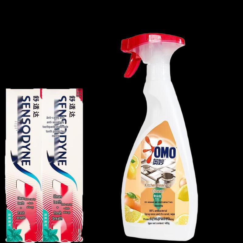Sensodyne Toothpaste & Omo Dish Soap Bundle