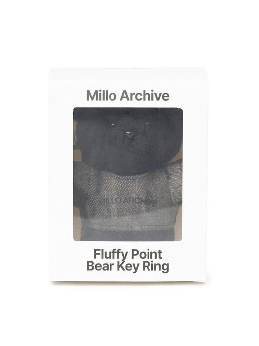 

Millo Archive Fluffy Point Bear Keychain [Black] FREE