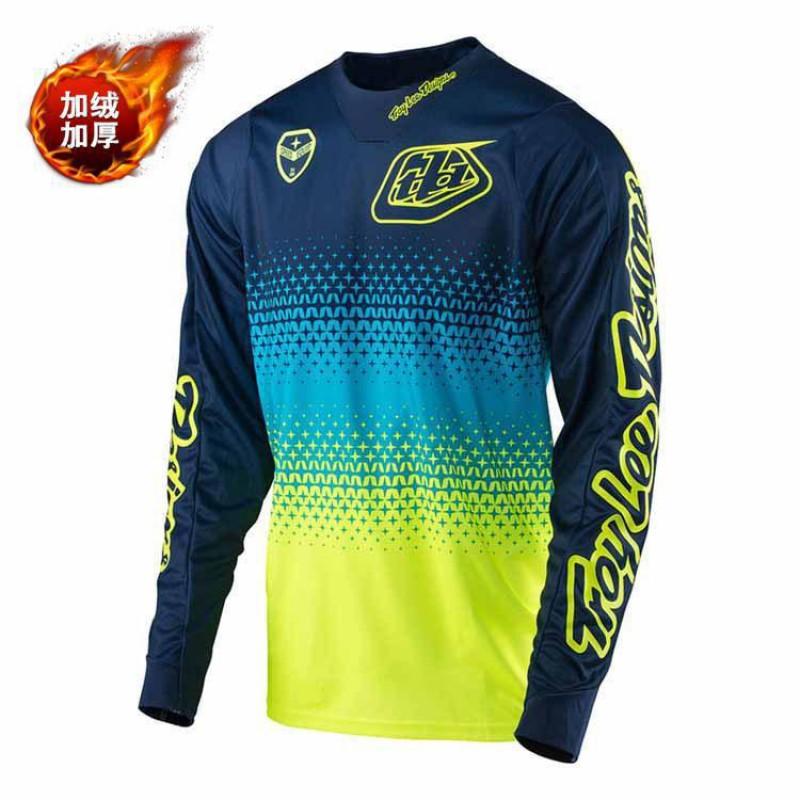 Warm Fleece Cycling Jersey Winter Riding Outdoor Sports Thermal Long Sleeve Top Unisex