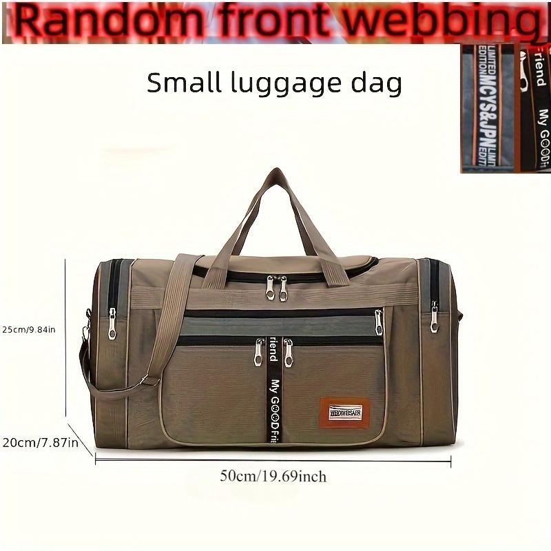 Large Capacity Foldable Hand-held Travel Bags for Men and Women, Multifunctional Luggage Bag for Students' Short Distance Travel