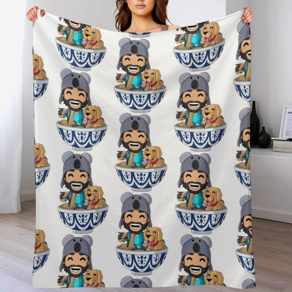 Merch from Thinknoodles Throw Blanket Lightweight Warm Blanket for Travel Camping