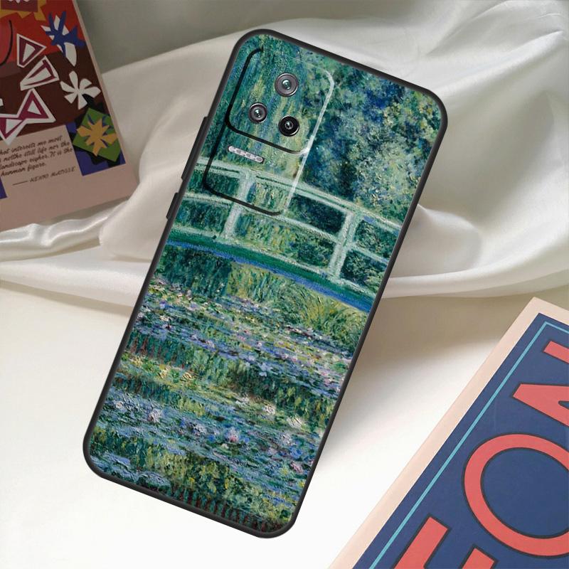 Claude Monet Kunstmalerei Hülle Für POCO X6 Pro M6 X5 X3 M5s F3 F5 Xiaomi 14 Ultra 13 12 Lite 11T 12T 13T Pro Hülle