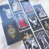 New Skull Black Tarot Deck 78 Cards Gothic Divination Oracle Dark Mystery Rider Waite Spiritual Guidance English Spanish Russian