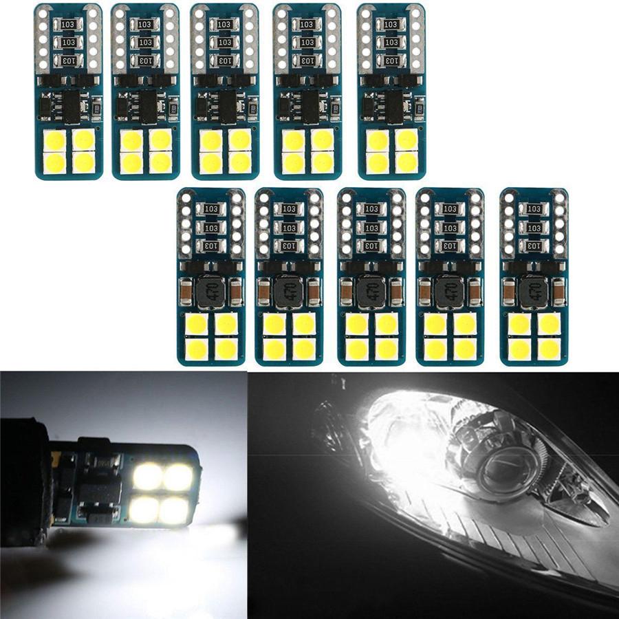 10PCS Super Bright White 6000K 3030 LED Light Bulbs For Car Truck SUV