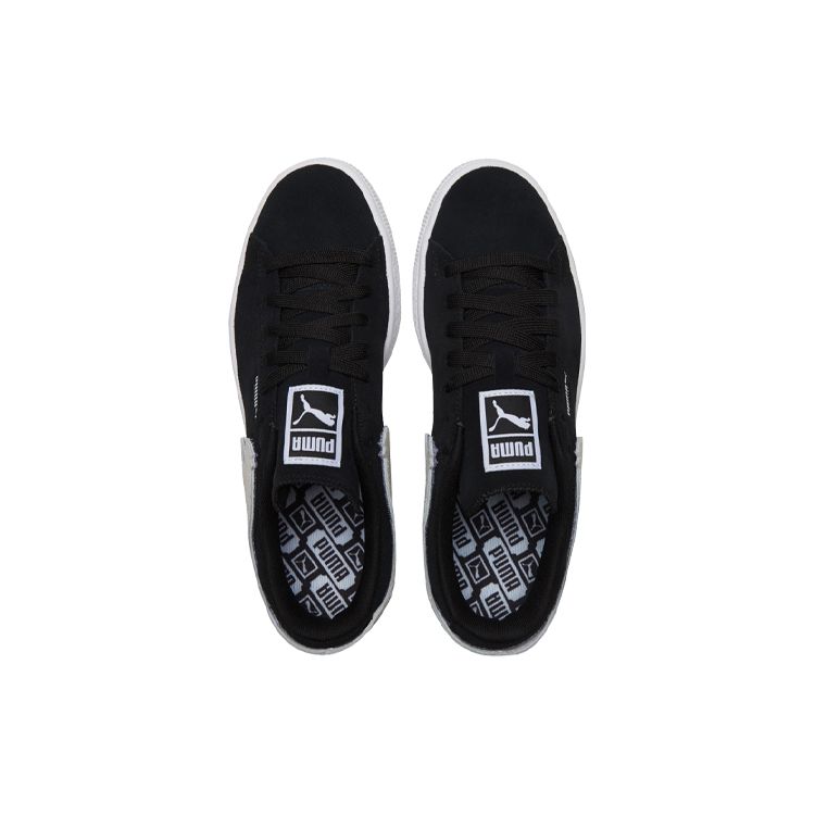 Puma Suede The Cat - Black Unisex Sneakers White 380865-02