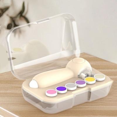Coupe-ongles électrique pour bébé Rechargeable 6 en 1 Faible bruit Soin Sûr Affûteur d'ongles Enfants Bébé Coupeur Soin des ongles Multifonctionnel