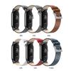 Bracelet For Xiaomi Band 8 Leather Strap For Miband 8 Smart Band Accessories