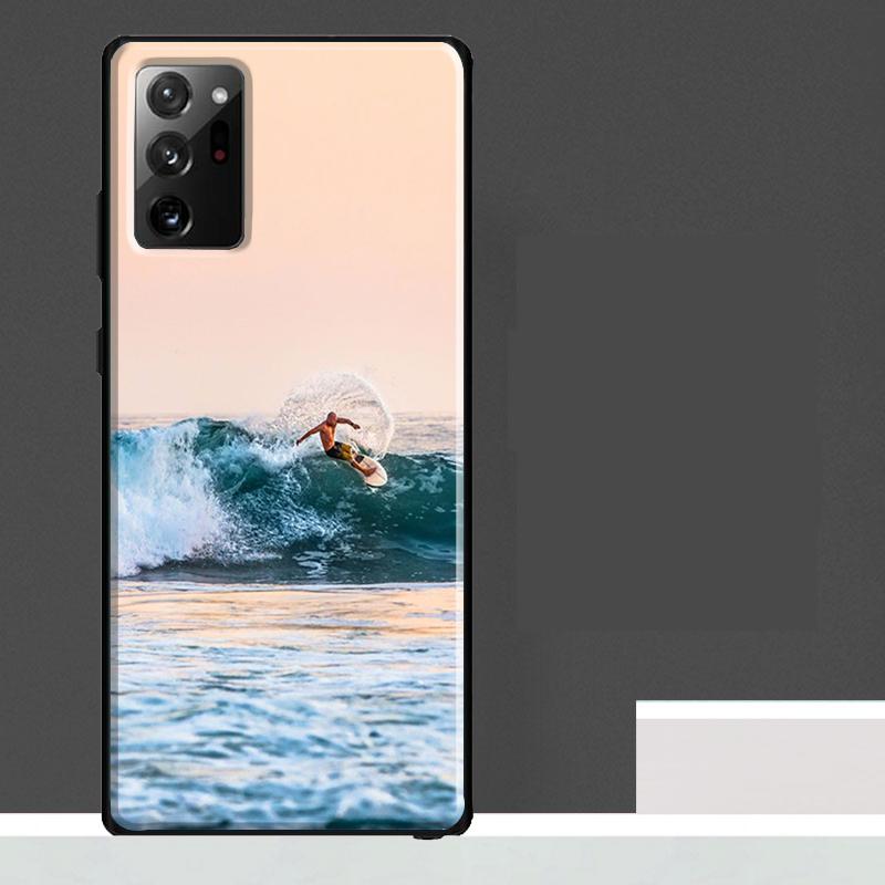 Surf Surfing Wave Case For Samsung Galaxy S25 Ultra S21 S22 S23 S24 Ultra S9 S10 S20 Plus S25 FE Phone Cover