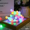 USB Rechargeable Colorful Ball String Lights